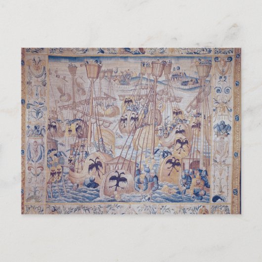 Die Schlacht von Tunis oder Lepanto Postkarte (Vorderseite)