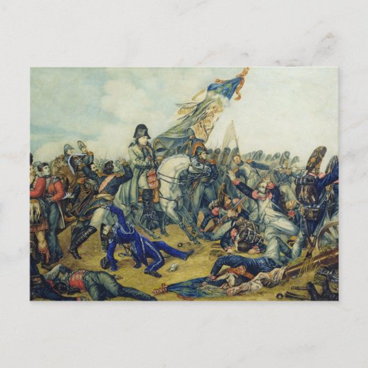 Die Schlacht von Waterloo 1815, 1831 Postkarte (Vorderseite)