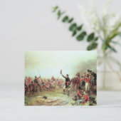 Die Schlacht von Waterloo am 18. Juni 1815 2 Postkarte (Stehend Vorderseite)