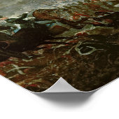 Die Schlacht von Waterloo am 18. Juni 1815 Poster (Ecke)