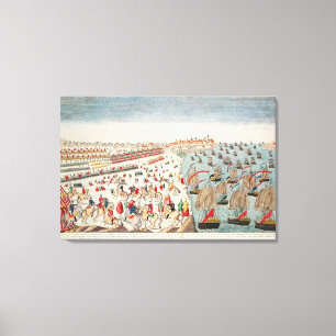 Die Schlacht von Yorktown, 19. Oktober 1781 Leinwanddruck