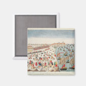 Die Schlacht von Yorktown, 19. Oktober 1781 Magnet (Vorderseite/Rückseite)