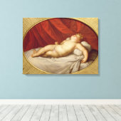 Die Schlafcouch Leinwanddruck (Insitu (Holzboden))