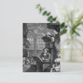 Die schlafende Gemeinde, 1736 Postkarte (Stehend Vorderseite)