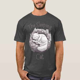 Die schlafende Katze eine süße Katze schlafender J T-Shirt