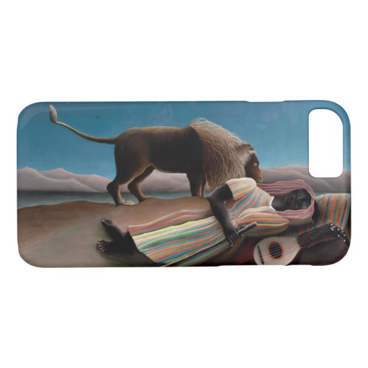 Die schlafende Sinti und Roma, Henri Rousseau Case-Mate iPhone Hülle (Rückseite (Horizontal))