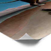 Die schlafende Sinti und Roma, Henri Rousseau Poster (Ecke)