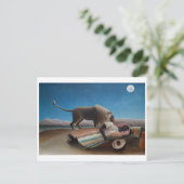 Die schlafende Sinti und Roma | Henri Rousseau | Postkarte (Stehend Vorderseite)