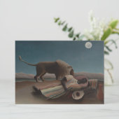 Die schlafende Sinti und Roma von Henri Rousseau, (Stehend Vorderseite)