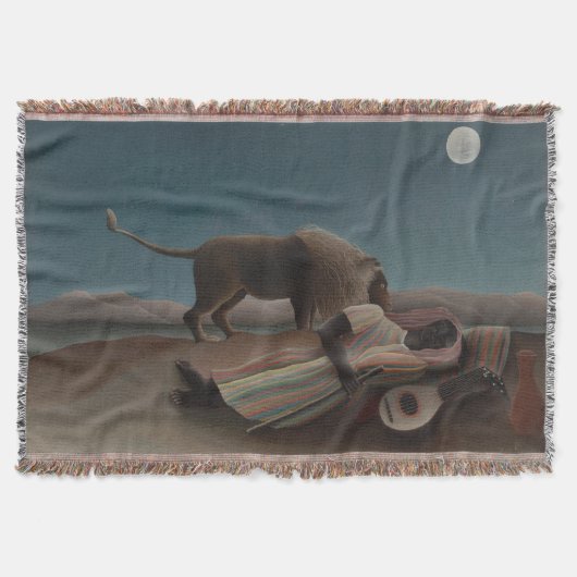 Die schlafende Sinti und Roma von Henri Rousseau,  Decke (Vorderseite)