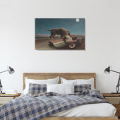 Die schlafende Sinti und Roma von Henri Rousseau,  Leinwanddruck (Insitu (Schlafzimmer))