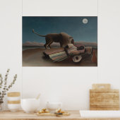Die schlafende Sinti und Roma von Henri Rousseau,  Poster (Küche)