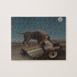 Die schlafende Sinti und Roma von Henri Rousseau,  Puzzle