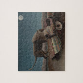 Die schlafende Sinti und Roma von Henri Rousseau,  Puzzle (Vertikal)