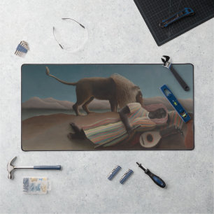 Die schlafende Sinti und Roma von Henri Rousseau,  Schreibtischunterlage