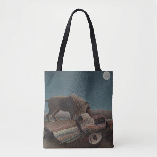 Die schlafende Sinti und Roma von Henri Rousseau, Tasche (Vorderseite)