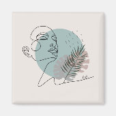 Die schlafende Träumerin Magnet (Vorne)