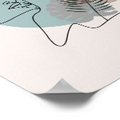 Die schlafende Träumerin Poster (Ecke)