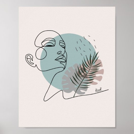 Die schlafende Träumerin Poster (Vorne)