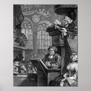 Die schlafende Versammlung, 1736 Poster