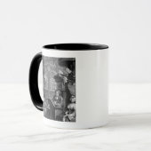 Die schlafende Versammlung, 1736 Tasse (Vorderseite Links)