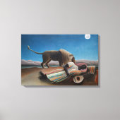 Die schlafende Zigeunerin | Henri Rousseau | Leinwanddruck (Vorderseite)