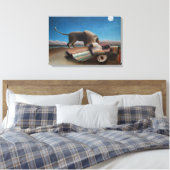 Die schlafende Zigeunerin | Henri Rousseau | Leinwanddruck (Insitu (Schlafzimmer))