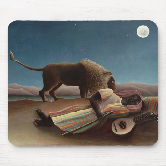 Die schlafende Zigeunerin Mousepad (Vorne)
