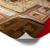 Die Schlafkammer des Königs Poster (Ecke)