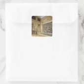 Die Schlafkammer von Louis XIV Quadratischer Aufkleber (Tasche)