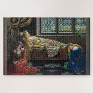 Die Schlafschönheit von John Collier Puzzle