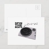 Die Schläge drehen Postkarte (Vorne/Hinten)