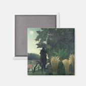 Die Schlange Charmer, 1907 Magnet (Vorderseite/Rückseite)