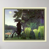 Die Schlange Charmer von Henri Rousseau Poster (Vorne)