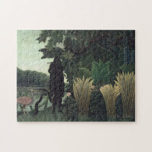 Die Schlange Charmer von Henri Rousseau Puzzle
