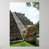 Die Schlange, Chichen Ixta, Maya Ruins, Mexiko Poster (Vorne)