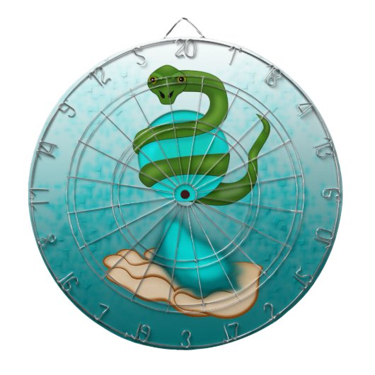 Die Schlange Dartscheibe (vorne)