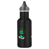 Die Schlange Edelstahlflasche (Links)