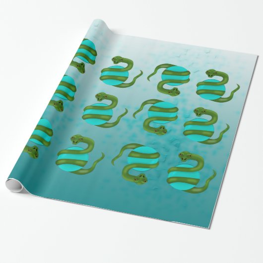 Die Schlange Geschenkpapier (Ungerollt)