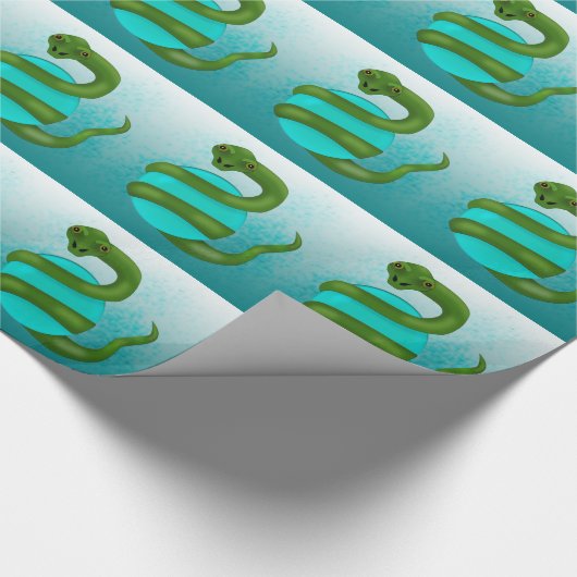 Die Schlange Geschenkpapier (Ecke)