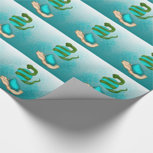 Die Schlange Geschenkpapier (Ecke)