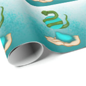 Die Schlange Geschenkpapier (Rolleneckpunkt)