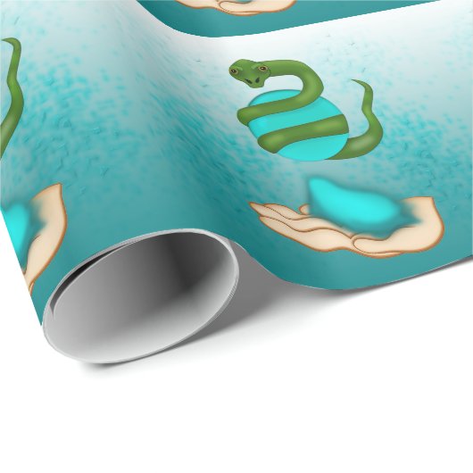 Die Schlange Geschenkpapier (Rolleneckpunkt)