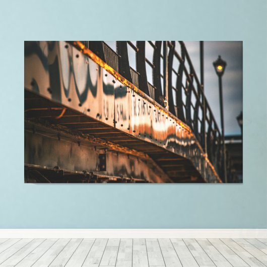 Die Schlange herunter Leinwanddruck (Insitu (Holzboden))