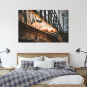 Die Schlange herunter Leinwanddruck (Insitu (Schlafzimmer))