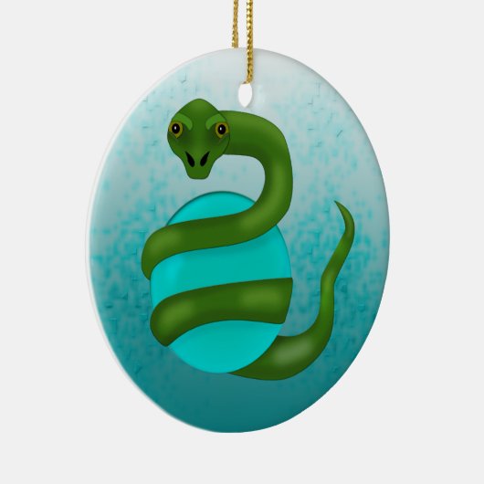 Die Schlange Keramikornament (Rechts)