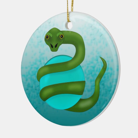 Die Schlange Keramikornament (Links)