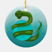 Die Schlange Keramikornament (Hinten)