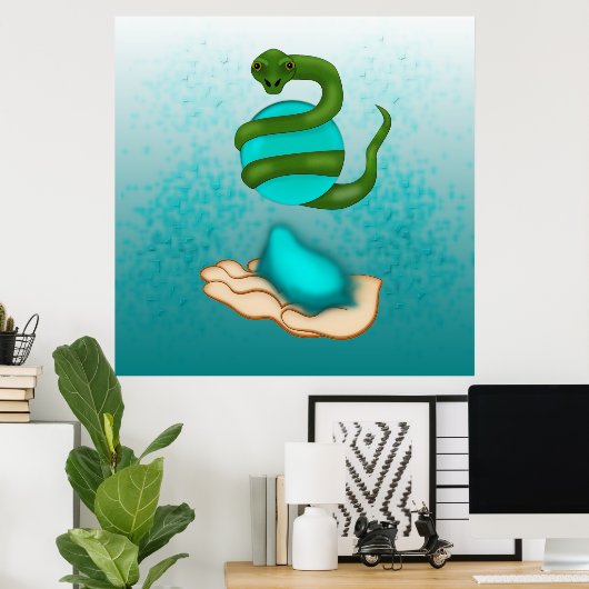 Die Schlange Poster (Heimbüro)