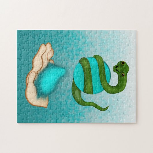 Die Schlange Puzzle (Horizontal)